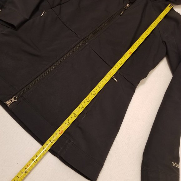 Marmot Women Rain Hooded Jacket Black Light Winter/Fall Coat - Picture 11 of 12